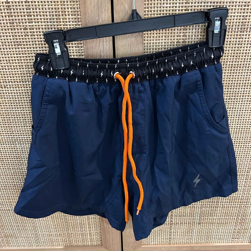 Bruce Bolt Shorts - Navy / Orange